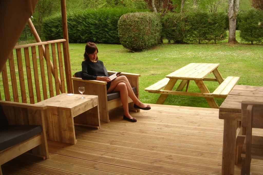 Camping De La Bonnette Caylus Zimmer foto