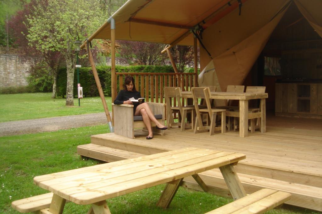 Camping De La Bonnette Caylus Zimmer foto